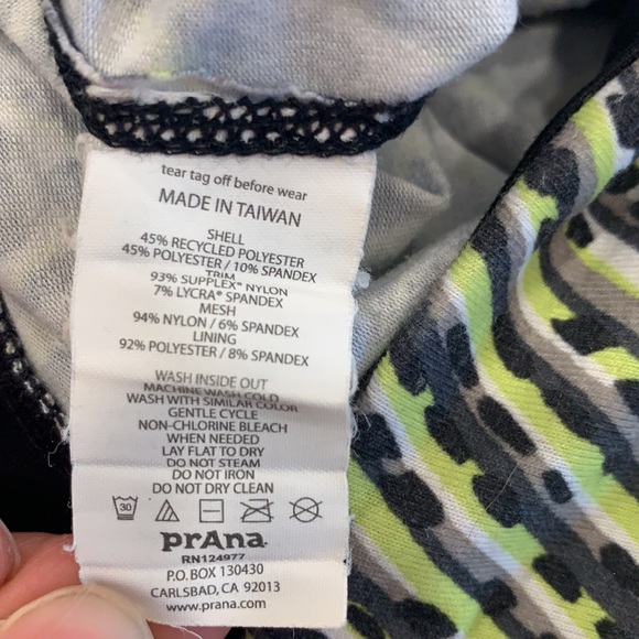 Prana Capri Recycled Polyester Blend Leggings XS - Picture 5 of 5